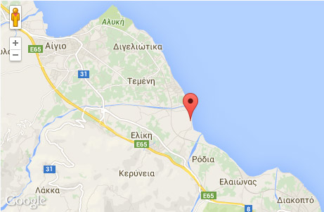 Dimosthenis Apartments Αίγιο - Χάρτης